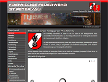 Tablet Screenshot of feuerwehr-stpeterau.at